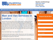 Tablet Screenshot of manwithvanlondon.com